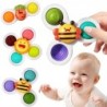 Set 3 jucarii interactive, model "POP UP SENSORY FIDGET SPINNER"